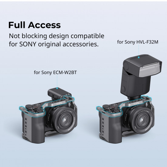 SmallRig HawkLock Quick Release Cage Kit for Sony ZV-E10 II SmallRig HawkLock Quick Release Cage Kit for Sony ZV-E10 II