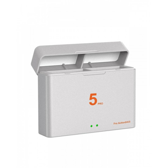 Battery Charger for DJI Osmo 360/ Action 5Pro/4/3 Battery Charger for DJI Osmo 360/ Action 5Pro/4/3