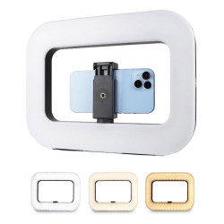 YM-200 Rechargeable 20W Selfie Portable Ring Light Phone Adjustable Fill Ring Light