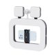 YM-200 Rechargeable 20W Selfie Portable Ring Light Phone Adjustable Fill Ring Light