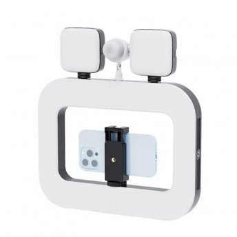 YM-200 Rechargeable 20W Selfie Portable Ring Light Phone Adjustable Fill Ring Light