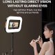 YM-200 Rechargeable 20W Selfie Portable Ring Light Phone Adjustable Fill Ring Light