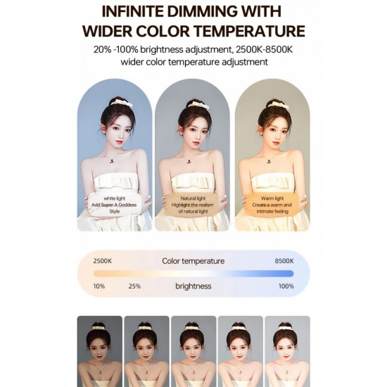 YM-200 Rechargeable 20W Selfie Portable Ring Light Phone Adjustable Fill Ring Light YM-200 Rechargeable 20W Selfie Portable Ring Light Phone Adjustable Fill Ring Light