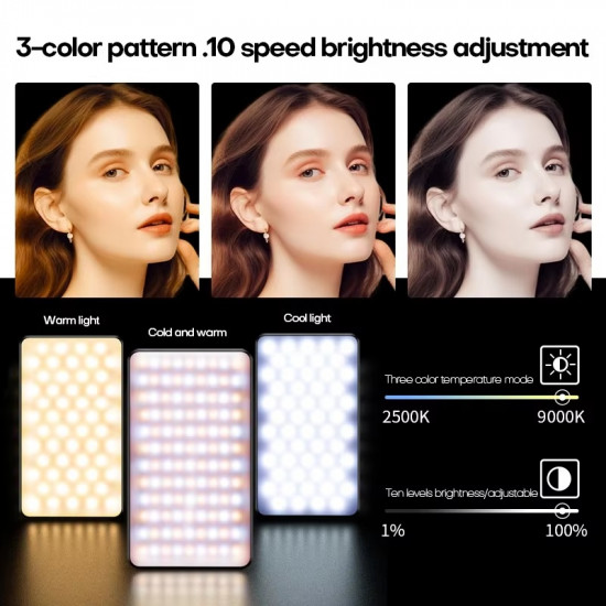 M19 Magnetic Double-Sided LED Video Light – Dimmable 2500K-9000K Fill Light M19 Magnetic Double-Sided LED Video Light – Dimmable 2500K-9000K Fill Light