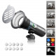 PHOTOOLEX x AMBITFUL 10W Flash Light Photography Spotlight Four Colors PHOTOOLEX x AMBITFUL 10W Flash Light Photography Spotlight Four Colors