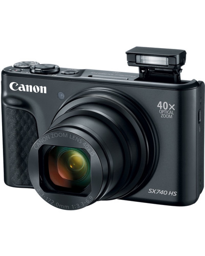 Canon PowerShot SX740 HS Digital Camera (Black)