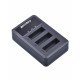 NP BX1 USB 3 Slots Camera Battery Charger NP BX1 USB 3 Slots Camera Battery Charger