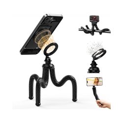 TELESIN Flexible Magnetic Suction Phones Tripod