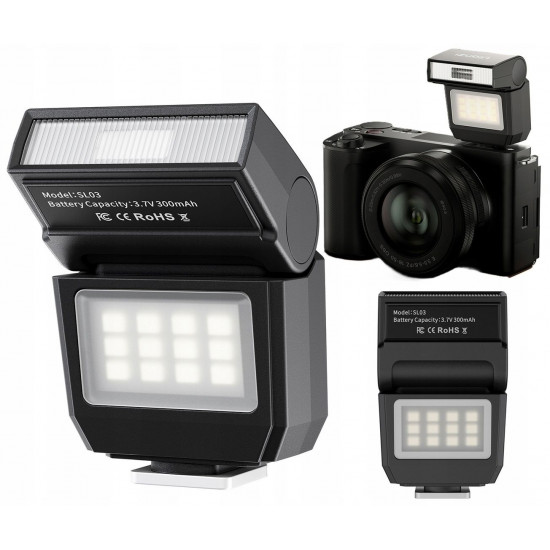 Ulanzi SL03 Spark Lite Camera Flash Light(Black)!