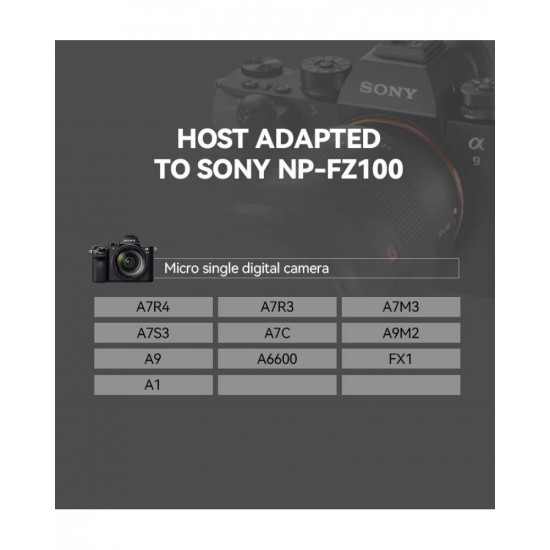 FB-NP-FZ100 Lithium-Ion Rechargeable Battery FB-NP-FZ100 Lithium-Ion Rechargeable Battery