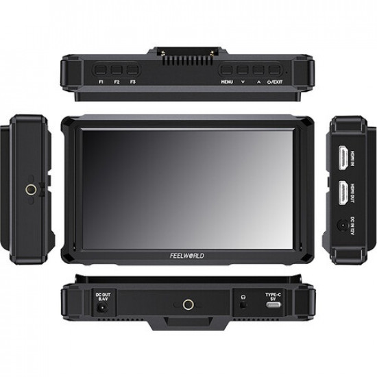FeelWorld FW568 PRO 6" High-Bright On-Camera 4K HDMI Monitor