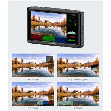 FeelWorld FW568 PRO 6" High-Bright On-Camera 4K HDMI Monitor
