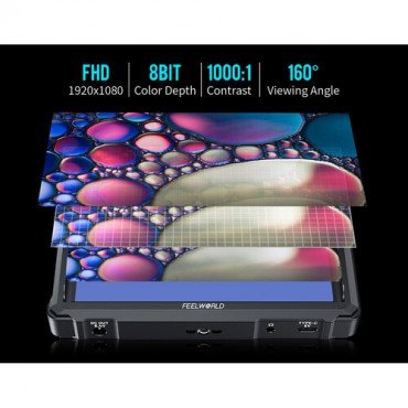 FeelWorld FW568 PRO 6" High-Bright On-Camera 4K HDMI Monitor