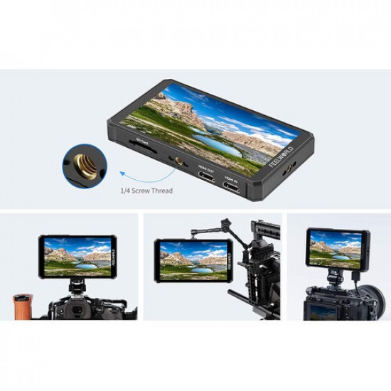 FeelWorld PS6 5.5" OLED Vertical Horizontal On-Camera Monitor