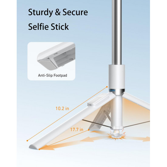 TELESIN 70" Phone Tripod Stand Gravity-Activated Auto-Open Selfie Stick TELESIN 70" Phone Tripod Stand Gravity-Activated Auto-Open Selfie Stick