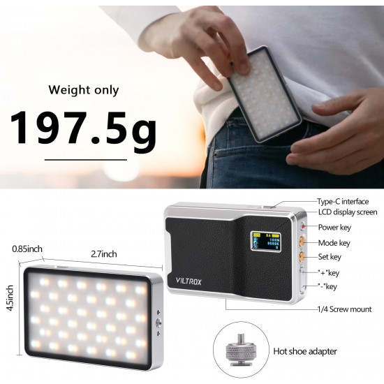 VILTROX Retro 08X RGB LED Light