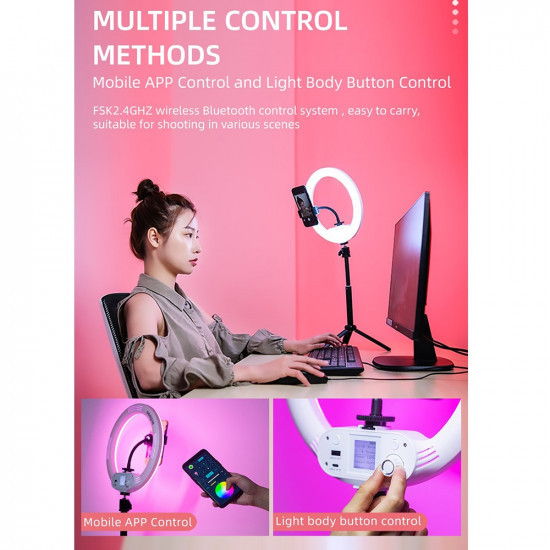 VILTROX WE-9 RGB Live Broadcast Ring Light (10.4") VILTROX WE-9 RGB Live Broadcast Ring Light (10.4")