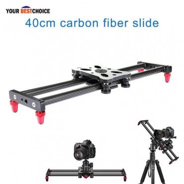 40CM Carbon Fiber Camera Track Slider Video Stabilizer