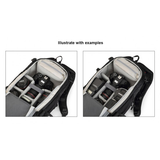 Coress waterproof Nylon Camera Backpack Security Photo Bag Canon Nikon Sony DSLR Camera Lens Accessories