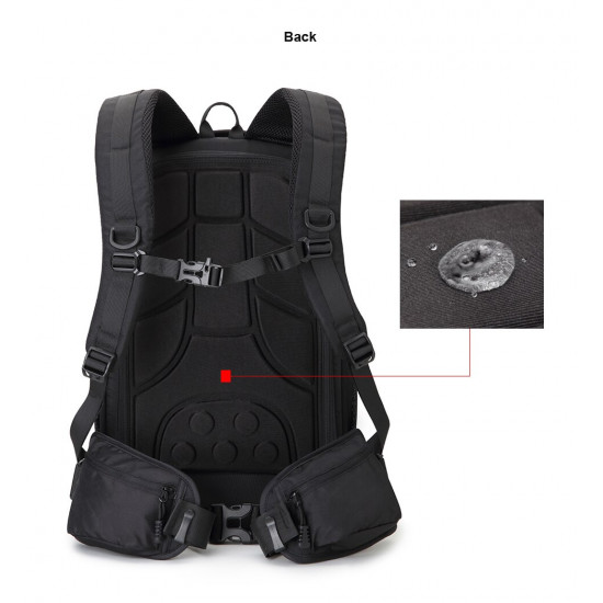 Coress waterproof Nylon Camera Backpack Security Photo Bag Canon Nikon Sony DSLR Camera Lens Accessories
