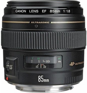 Canon EF 85mm f/1.8 USM Lens, Black Canon EF 85mm f/1.8 USM Lens, Black