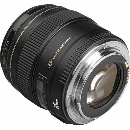  Canon EF 85mm f/1.8 USM Lens, Black 