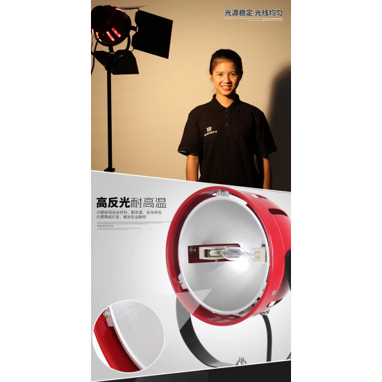 NiceFoto Photographic lighting kits Spotlight kits redhead light kits