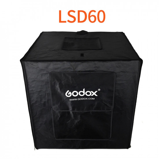 Godox LSD60 60*60*60cm LED Mini Photography Studio Shooting Tent Softbox with 2pcs LED Light Board Godox LSD60 60*60*60cm LED Mini Photography Studio Shooting Tent Softbox with 2pcs LED Light Board