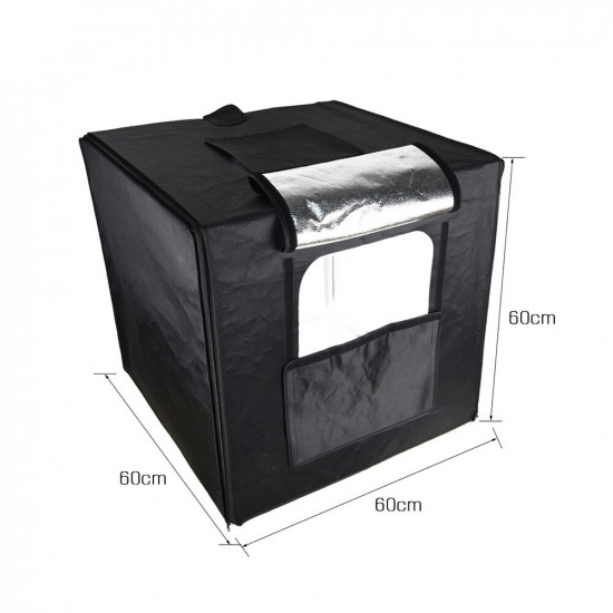 Godox LSD60 60*60*60cm LED Mini Photography Studio Shooting Tent Softbox with 2pcs LED Light Board Godox LSD60 60*60*60cm LED Mini Photography Studio Shooting Tent Softbox with 2pcs LED Light Board