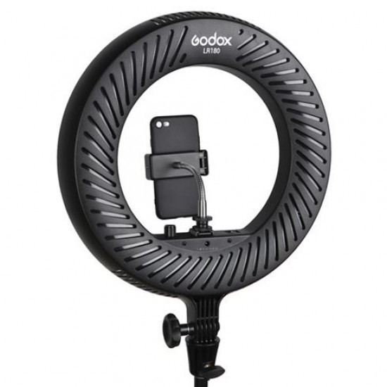  Godox LR180 LED Ring Light Black