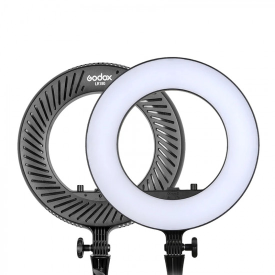  Godox LR180 LED Ring Light Black
