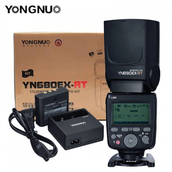 YONGNUO YN680EX-RT Lithium 2.4G Wireless 1/8000s HSS TTL Flash Speedlite YONGNUO YN680EX-RT Lithium 2.4G Wireless 1/8000s HSS TTL Flash Speedlite