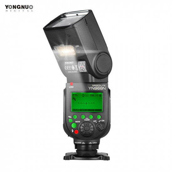 YONGNUO YN968N Wireless Camera Flash Speedlite Master Optical Slave HSS TTL for Nikon Cameras YONGNUO YN968N Wireless Camera Flash Speedlite Master Optical Slave HSS TTL for Nikon Cameras