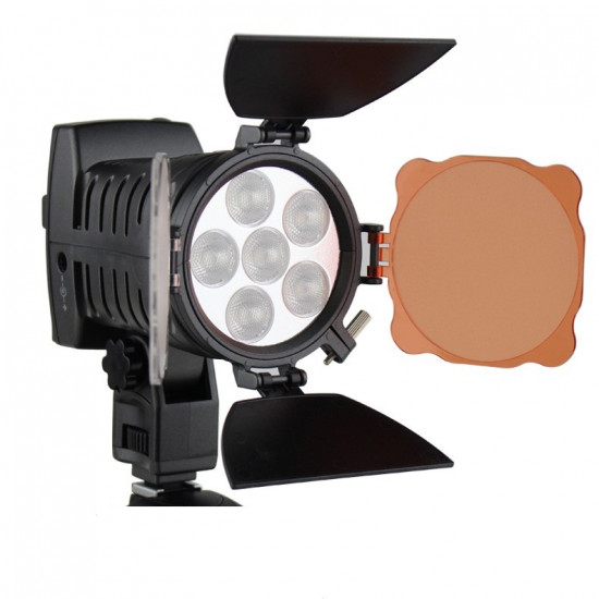 Sidande 5010A LED Spotlight Video Light Mount on Camera lighting 3000-6000K For Wedding SLR camera DV studio Photo lights