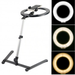 Cell phone Stander With LED Ring, Stand Studio Fill Light for Videos Cell phone Stander With LED Ring, Stand Studio Fill Light for Videos