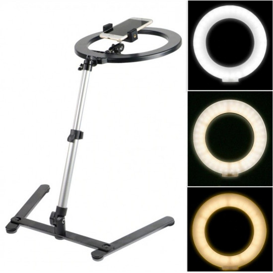 Cell phone Stander With LED Ring, Stand Studio Fill Light for Videos Cell phone Stander With LED Ring, Stand Studio Fill Light for Videos