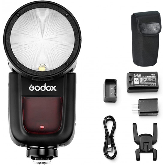 Godox V1-N Round Head Camera Flash Speedlight for Nikon