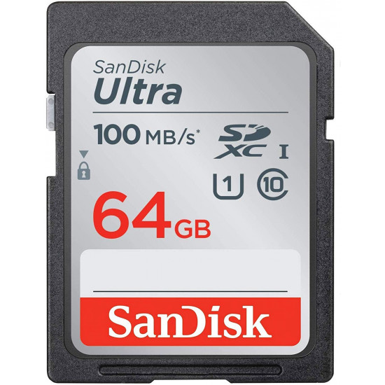 SanDisk 64GB Ultra SDXC UHS-I Memory Card SanDisk 64GB Ultra SDXC UHS-I Memory Card