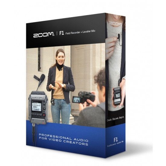 Zoom F1 Field Recorder with Lavalier Microphone Zoom F1 Field Recorder with Lavalier Microphone