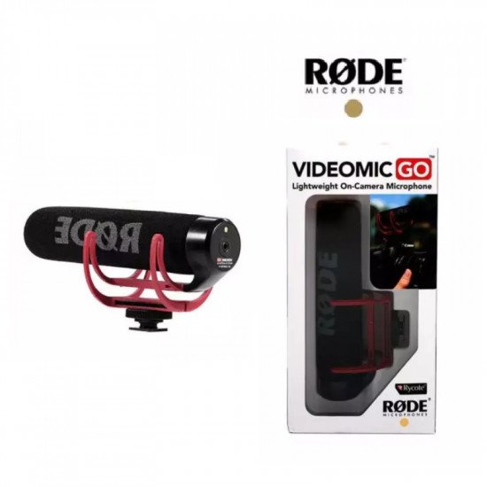 Rode VideoMic GO Camera-Mount Shotgun Microphone