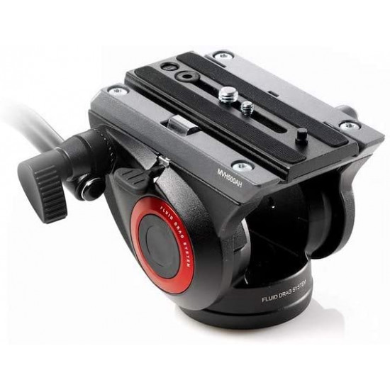 Manfrotto MVH500AH, Lightweight Fluid Video Head with Flat Base, Sliding Plate for Rapid Camera Connection, Supports Multiple Tripods Manfrotto MVH500AH, Lightweight Fluid Video Head with Flat Base, Sliding Plate for Rapid Camera Connection, Supports Multiple Tripods