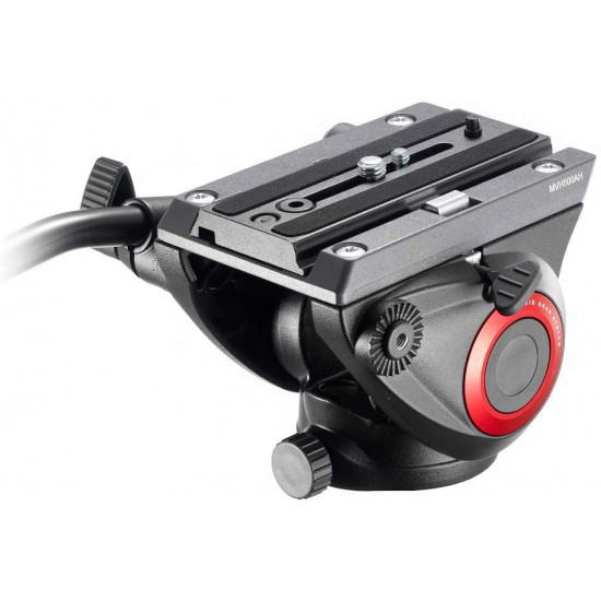 Manfrotto MVH500AH, Lightweight Fluid Video Head with Flat Base, Sliding Plate for Rapid Camera Connection, Supports Multiple Tripods Manfrotto MVH500AH, Lightweight Fluid Video Head with Flat Base, Sliding Plate for Rapid Camera Connection, Supports Multiple Tripods