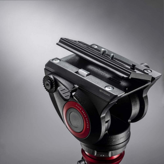 Manfrotto MVH500AH, Lightweight Fluid Video Head with Flat Base, Sliding Plate for Rapid Camera Connection, Supports Multiple Tripods Manfrotto MVH500AH, Lightweight Fluid Video Head with Flat Base, Sliding Plate for Rapid Camera Connection, Supports Multiple Tripods