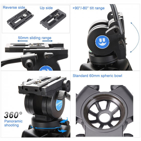 BENRO KH25N KH-25N Video Camera Tripod Professional Hydraulic Head Magnesium Alloy Tripod+Video Tripods Bag BENRO KH25N KH-25N Video Camera Tripod Professional Hydraulic Head Magnesium Alloy Tripod+Video Tripods Bag