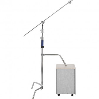 Jinbei CK-3 Heavy Duty Stainless Steel Studio C Stand with Boom