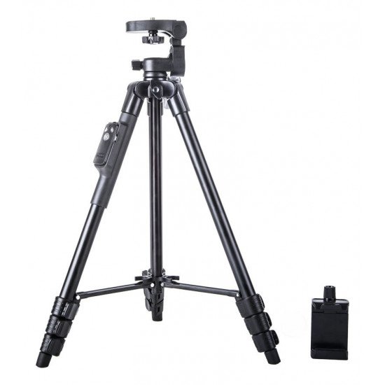 Yunteng 5218 Camera Tripod Self-Portrait Monopod Remote Control Selfie Phone Clip