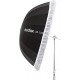 Godox silver Parabolic Umbrella 130CM (51") UB-130W With Diffuser
