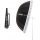 Godox silver Parabolic Umbrella 130CM (51") UB-130W With Diffuser