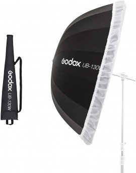 Godox silver Parabolic Umbrella 130CM (51") UB-130W With Diffuser Godox silver Parabolic Umbrella 130CM (51") UB-130W With Diffuser