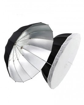 Godox silver Parabolic Umbrella 130CM (51") UB-130W With Diffuser Godox silver Parabolic Umbrella 130CM (51") UB-130W With Diffuser